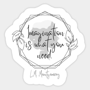 Imagination - Anne of Green Gables Sticker